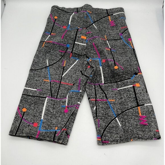 Vintage Gilda Marx Women's S Cotton Spandex Bike Shorts 80s Graphics 8" Inseam - Picture 4 of 7